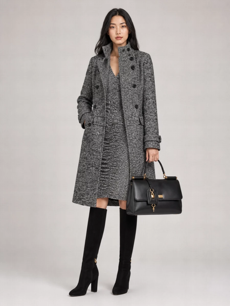 Dolce&Gabbana Suede Knee-High Block-Heel Boots
