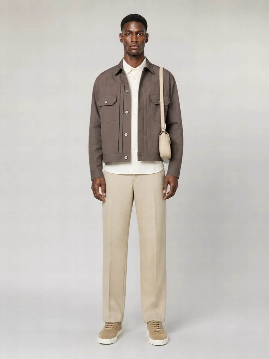 Sacai Cotton Overshirt Jacket