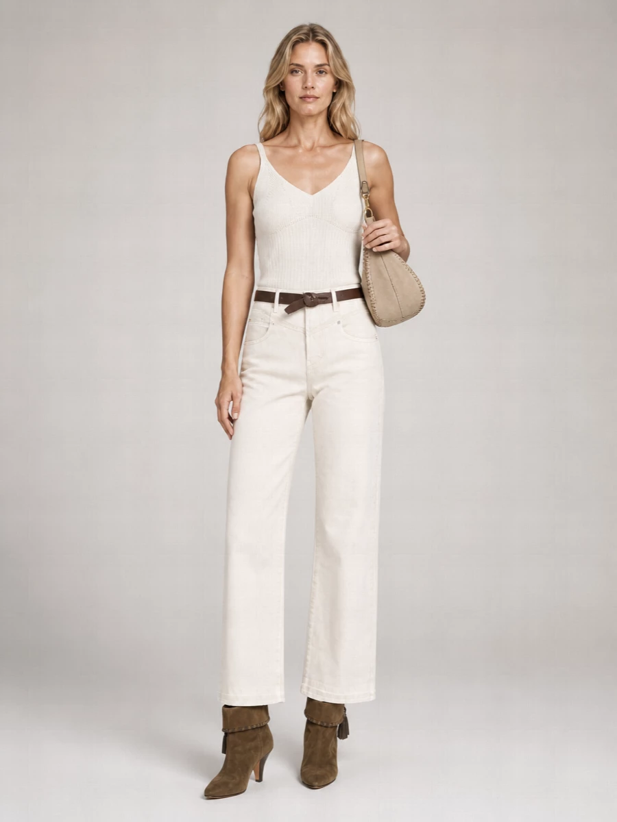 Isabel Marant Silk Knit Long-Sleeve Top