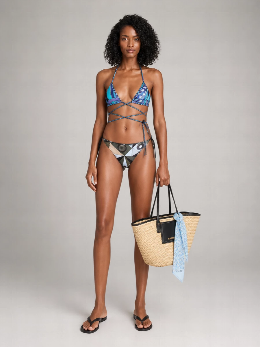 Pucci Printed Low-Rise Bikini Briefs