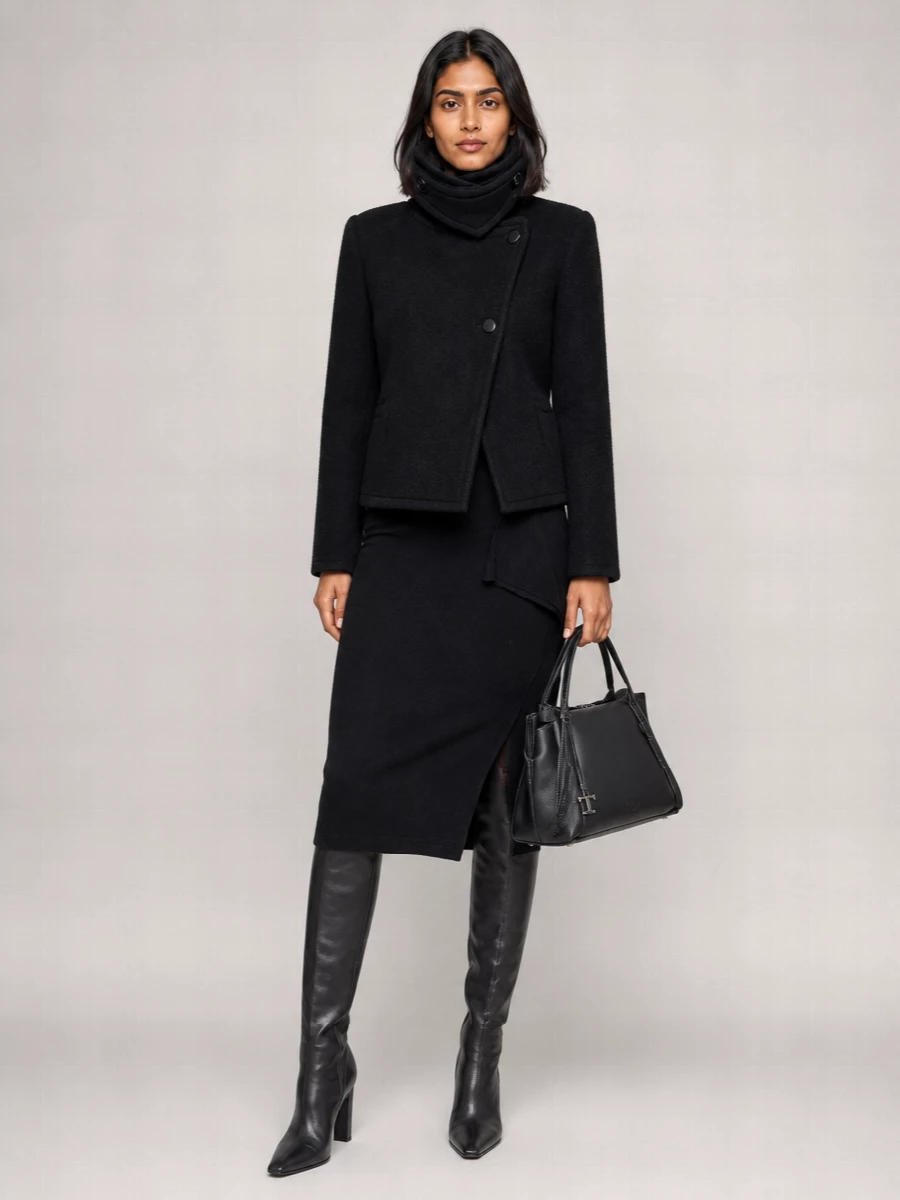 Totême Leather Over-The-Knee Boots