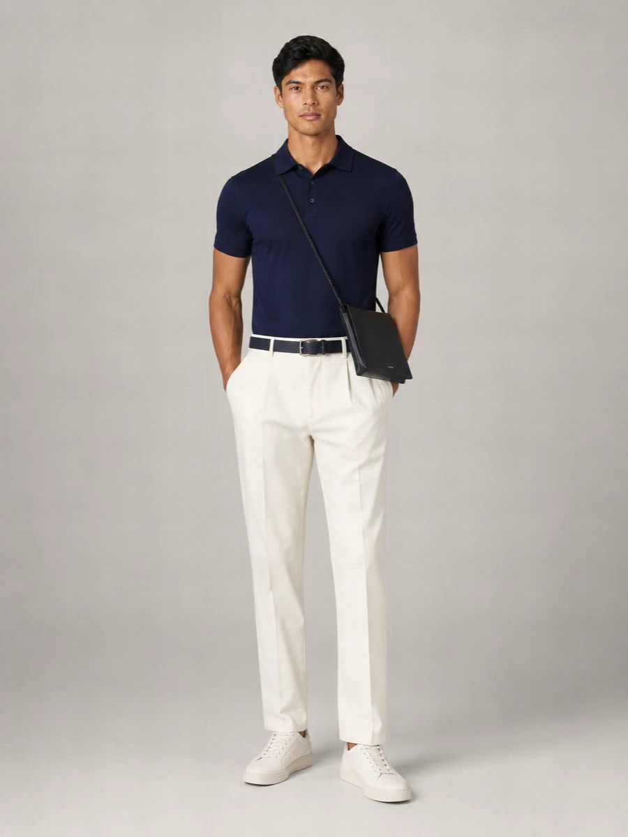 Herno Cotton Short-Sleeve Polo Shirt