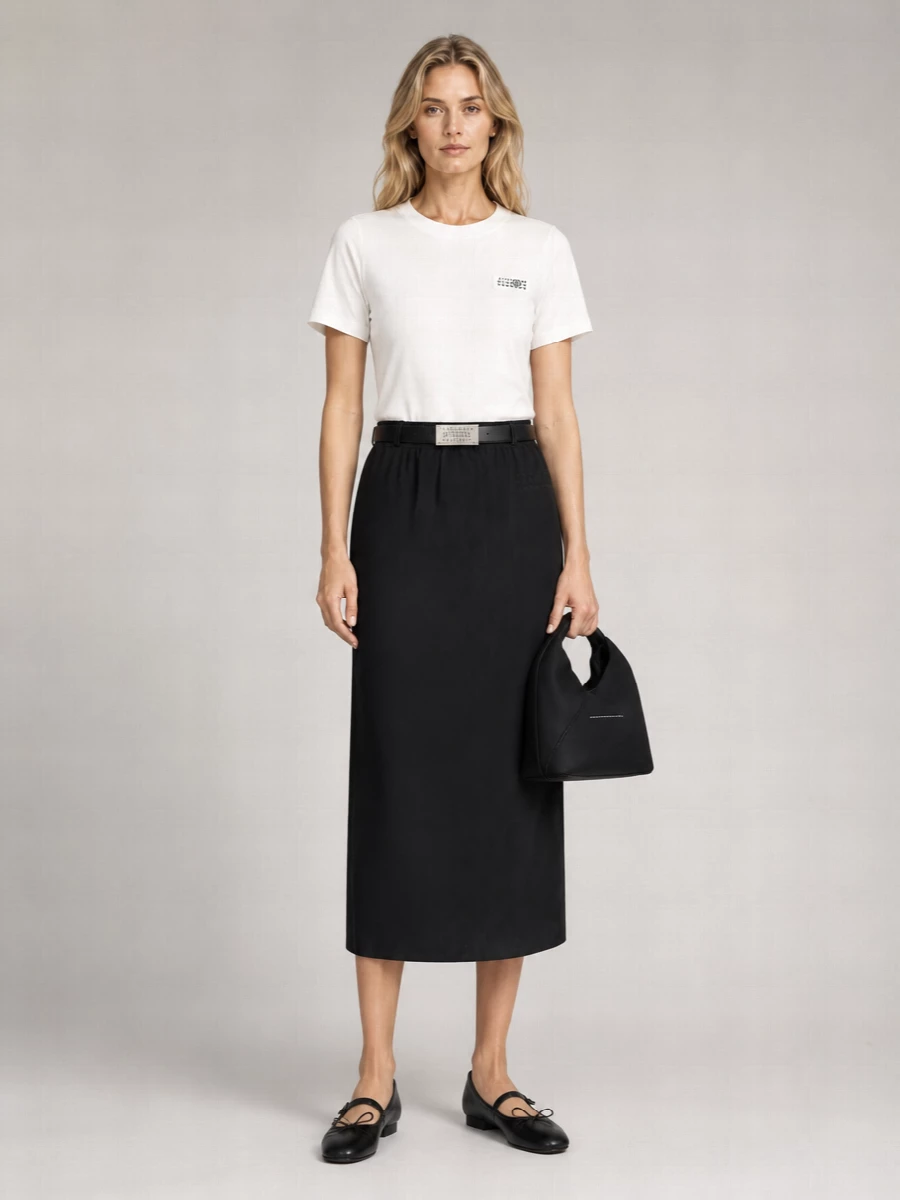 Mm6 Maison Margiela Knee-Length A-Line Skirt