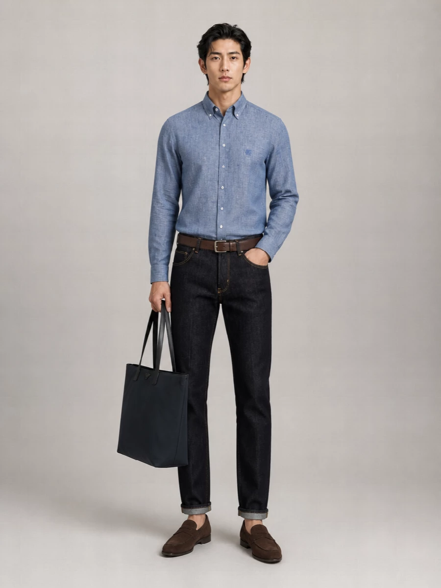 Emporio Armani Nylon Tote Bag