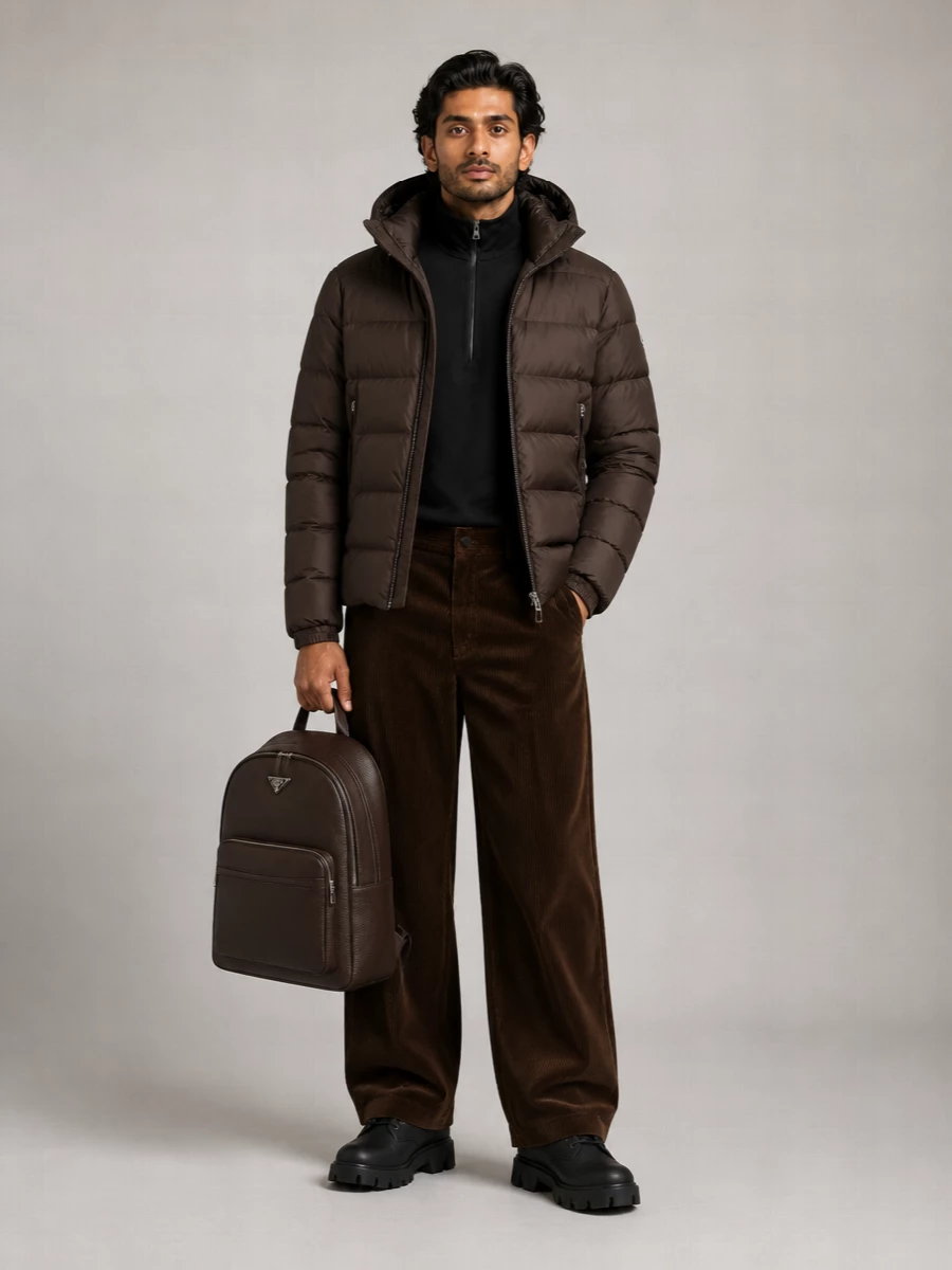 Moncler quilted down puffer coat