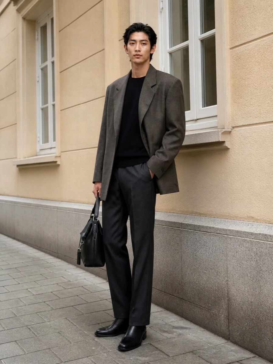 Fear of god blazer fendi trousers chelsea boots