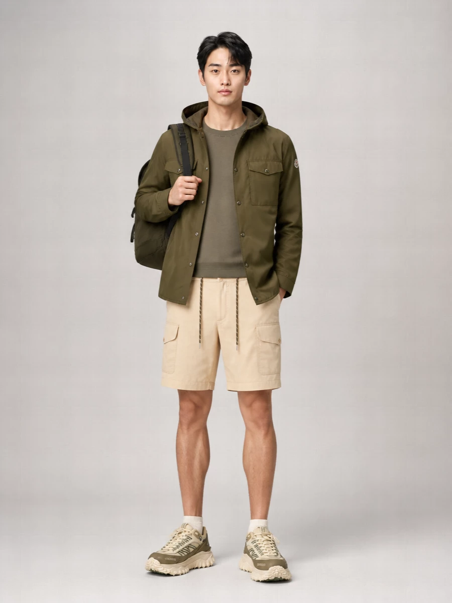 Moncler Down Hooded Jacket