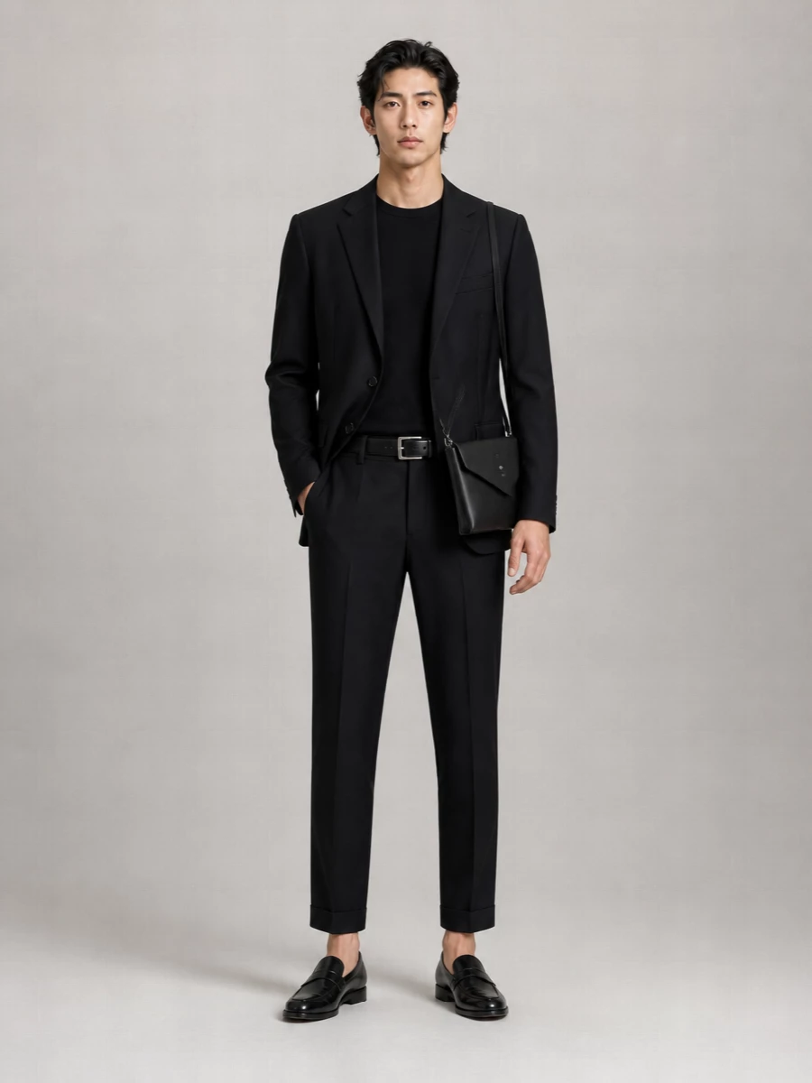 Ami Paris Single Breasted Jacket