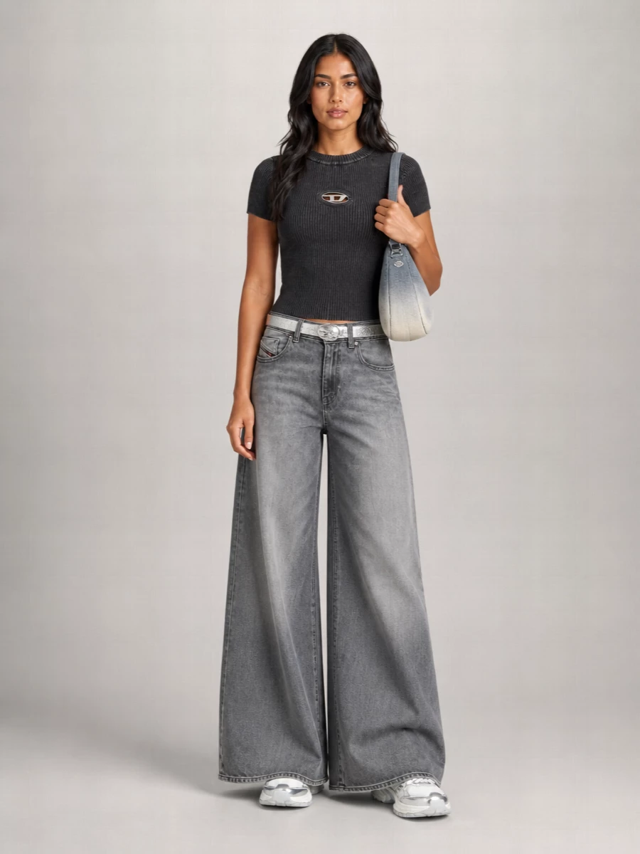 Diesel High-Rise Flared Jeans