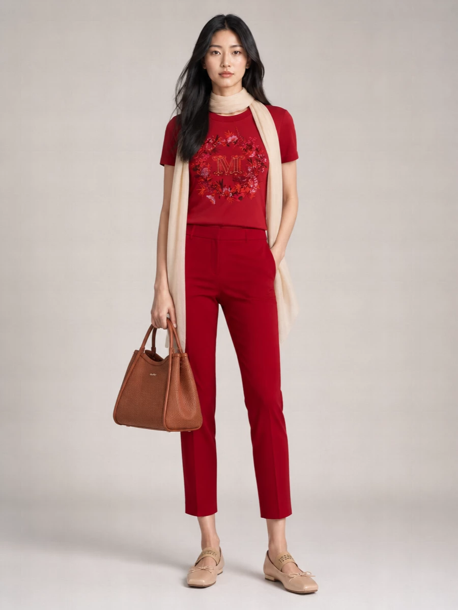 Max Mara Cotton Ribbed T-Shirt