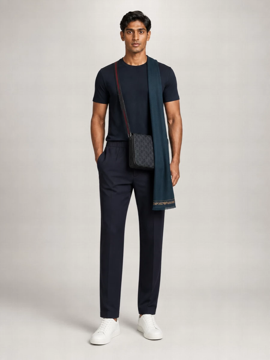 Emporio Armani Straight-Leg Trousers