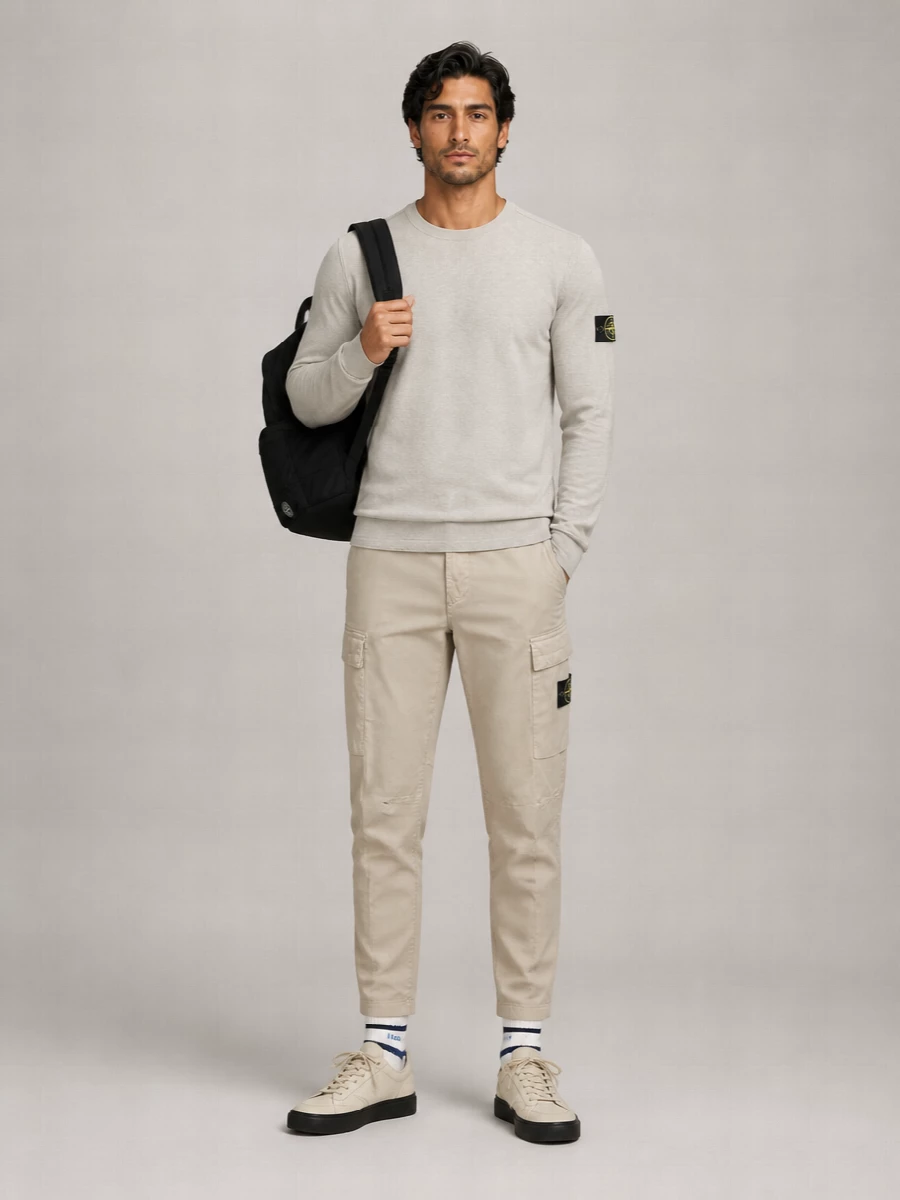 Stone Island Crew Neck Sweatshirt