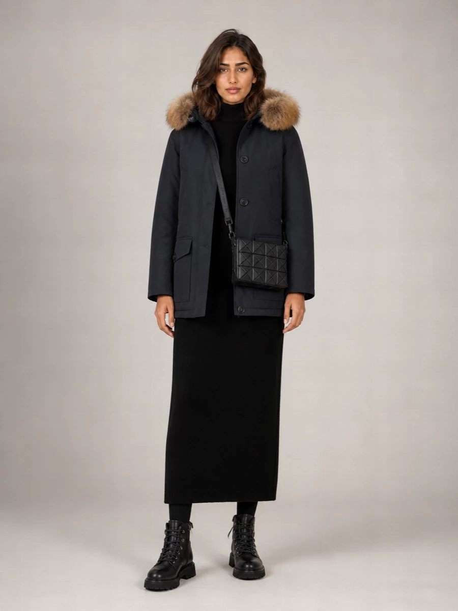 Woolrich down hooded puffer jacket