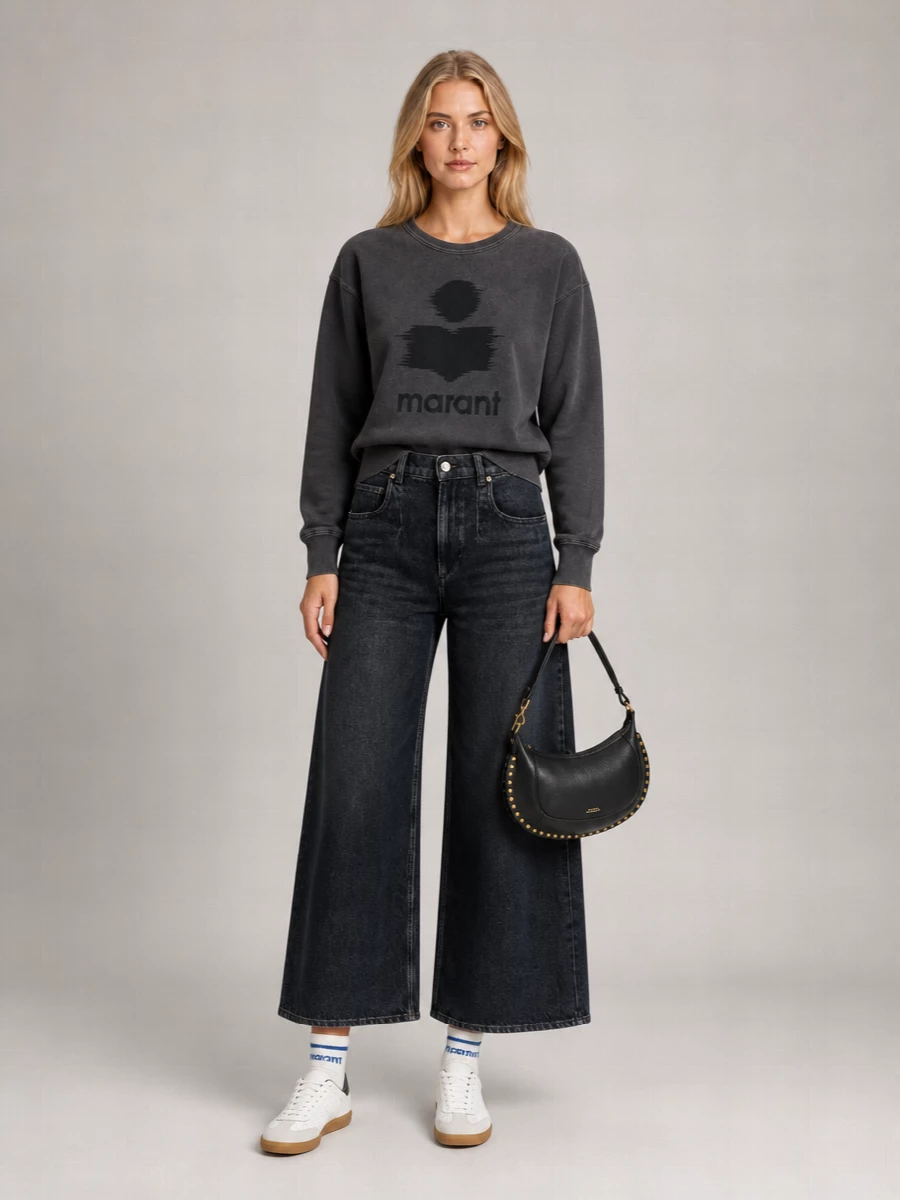 Isabel Marant Leather Bryce Low-Top Sneakers
