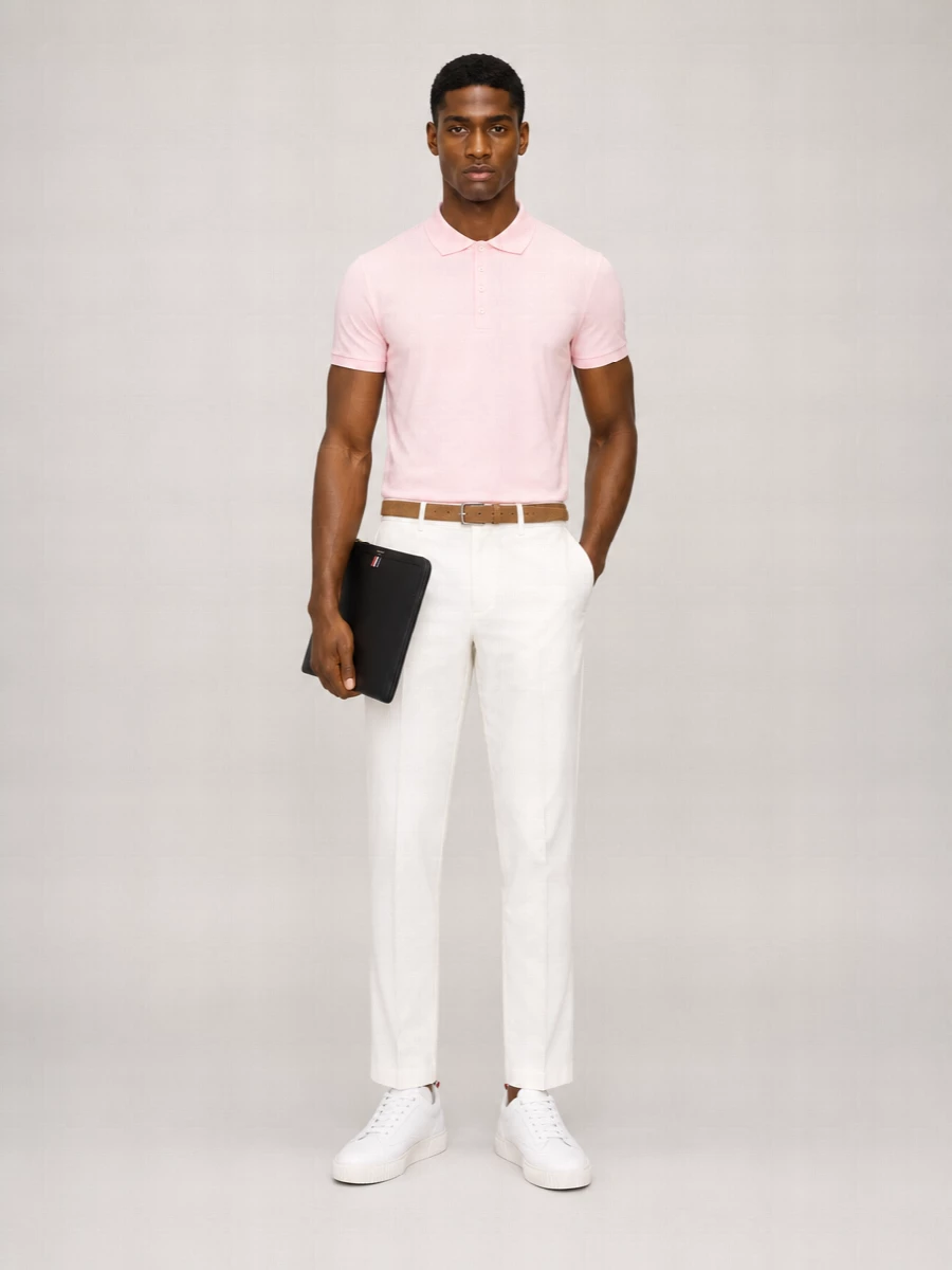 Thom Browne Cotton Short-Sleeve Polo Shirt