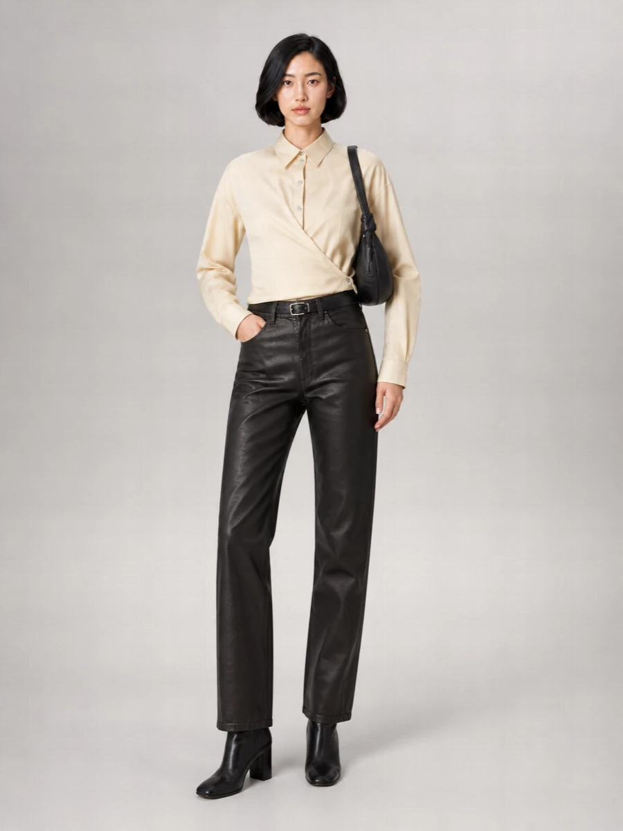 Lemaire twisted straight-leg jeans