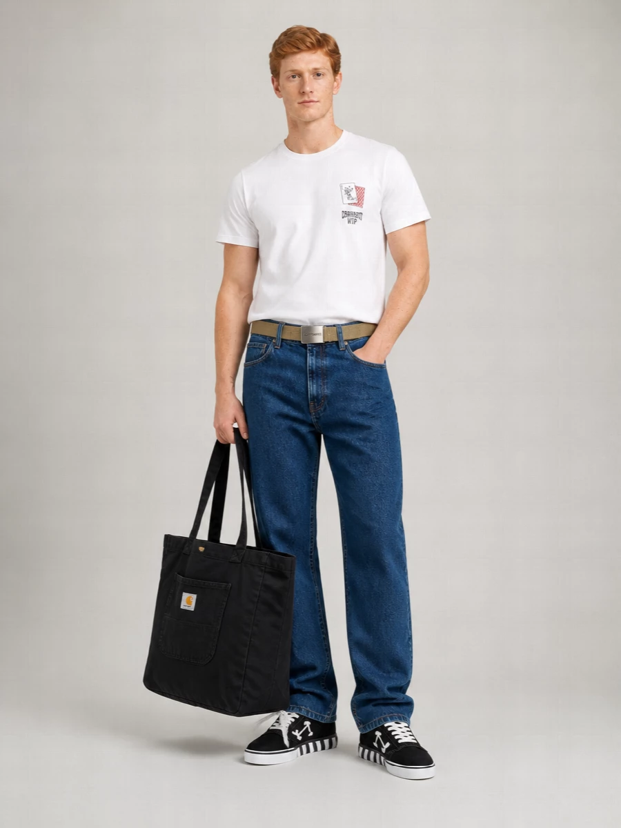 Carhartt Wip Organic Cotton Graphic Print Crew Neck T-Shirt