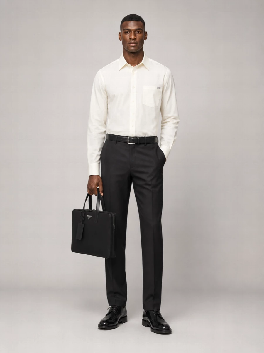 Prada Linen Blend Shirt