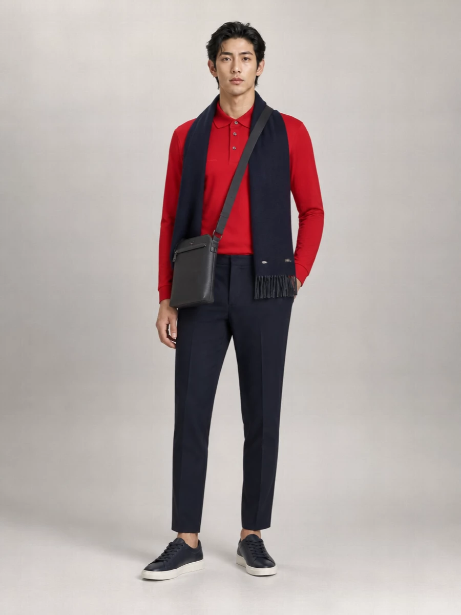 Boss Virgin Wool Scarf