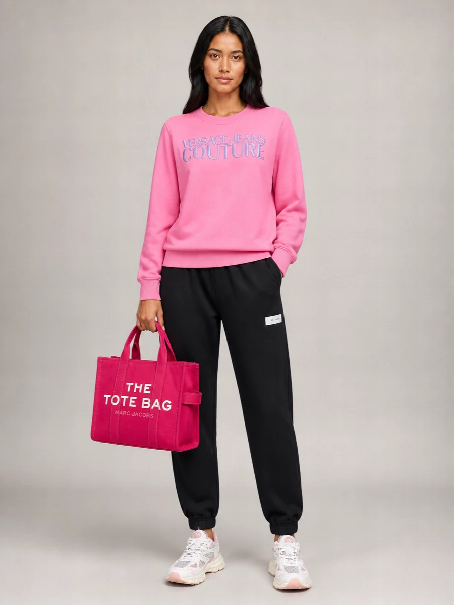 Marc Jacobs The Tote Bag Medium Cotton Shoulder Bag