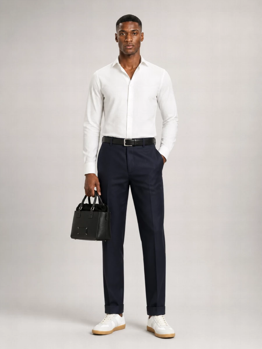 Maison Margiela Silk Short-Sleeve Shirt