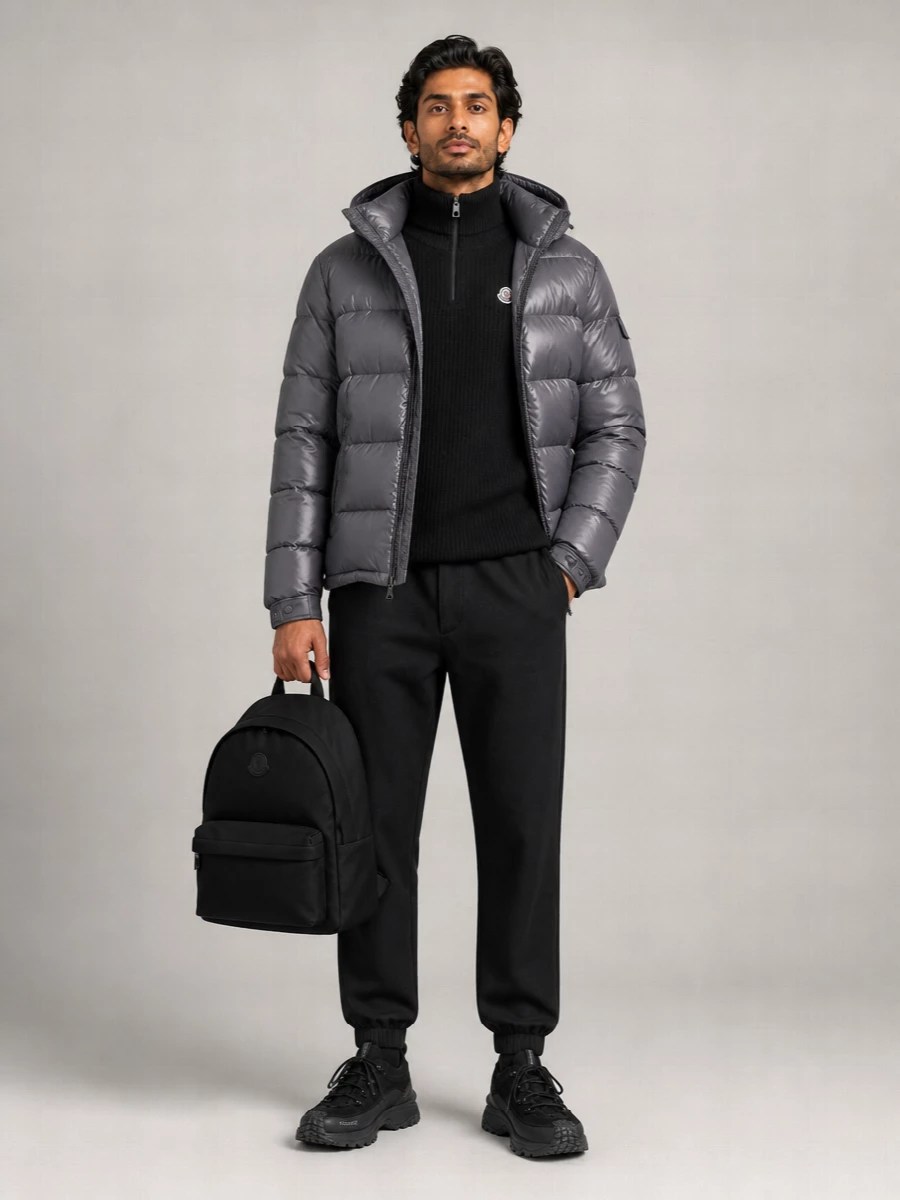 Moncler Sneakers Low Top Round Toe