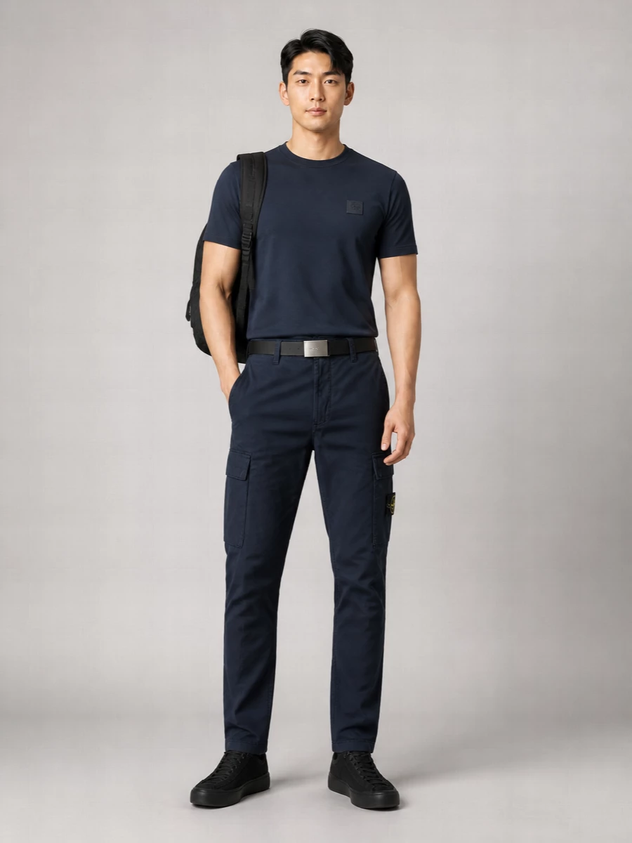 Stone Island Slim-Fit Cotton Logo T-Shirt