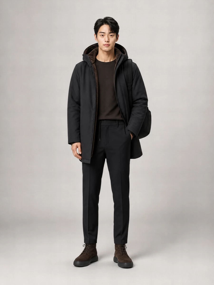 Herno oversized hooded padded jacket