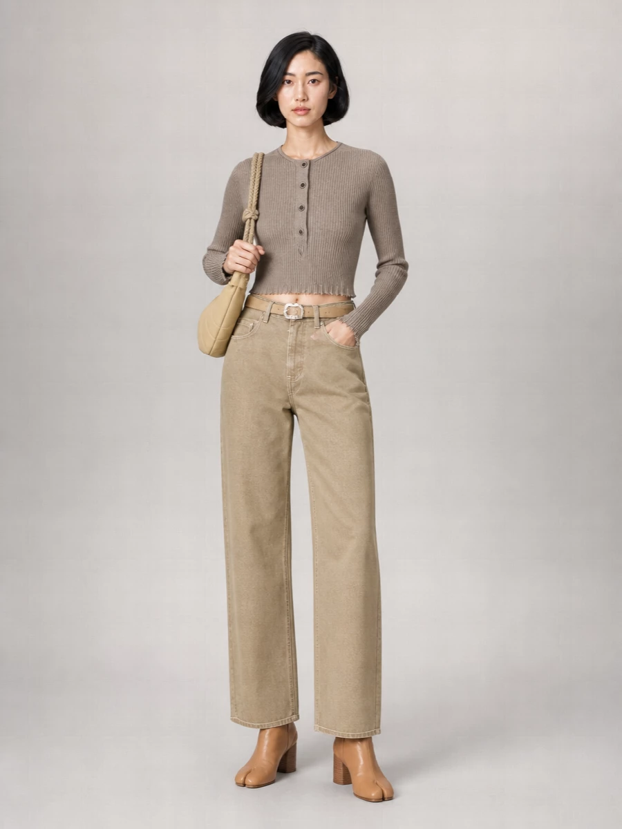 Uma Wang Straight-Leg Denim Trousers