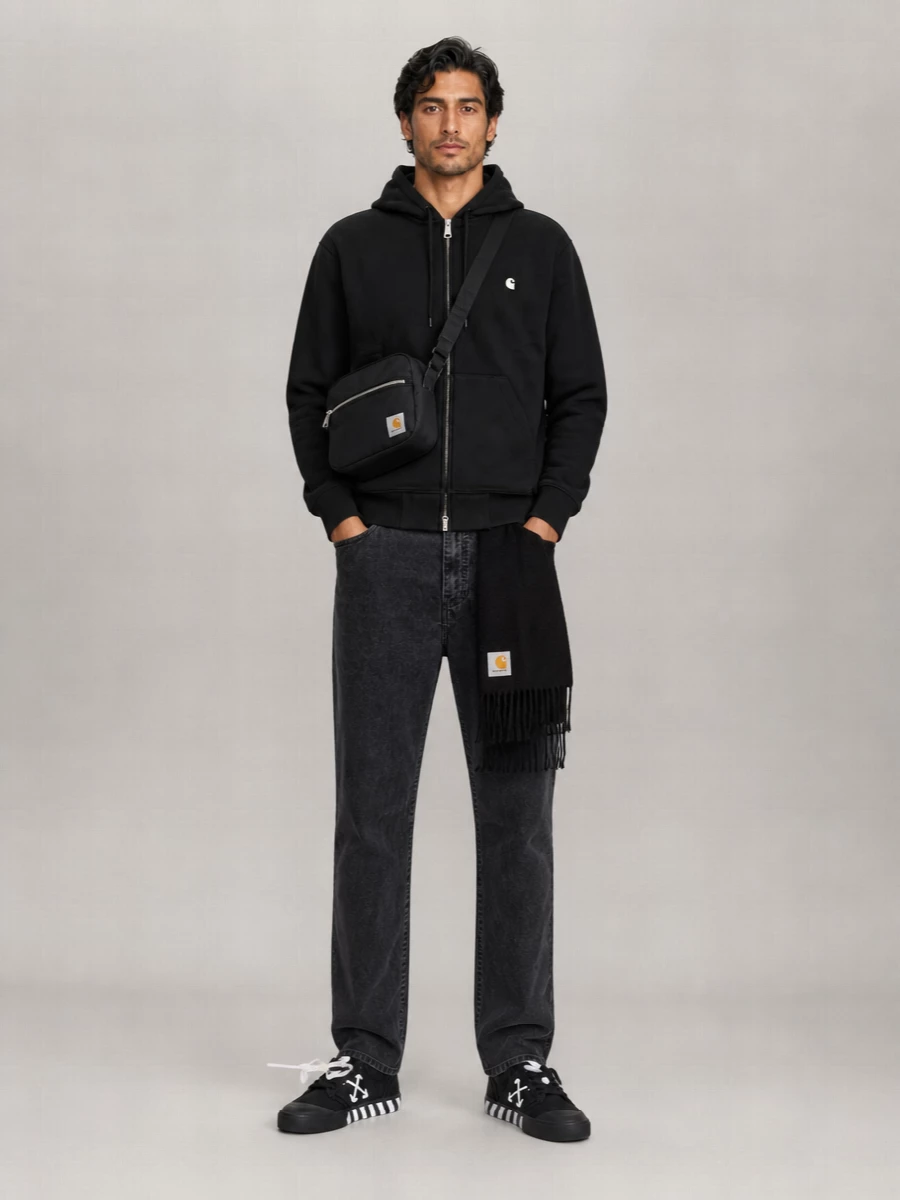 Carhartt Wip Cotton Blend Hooded Jacket
