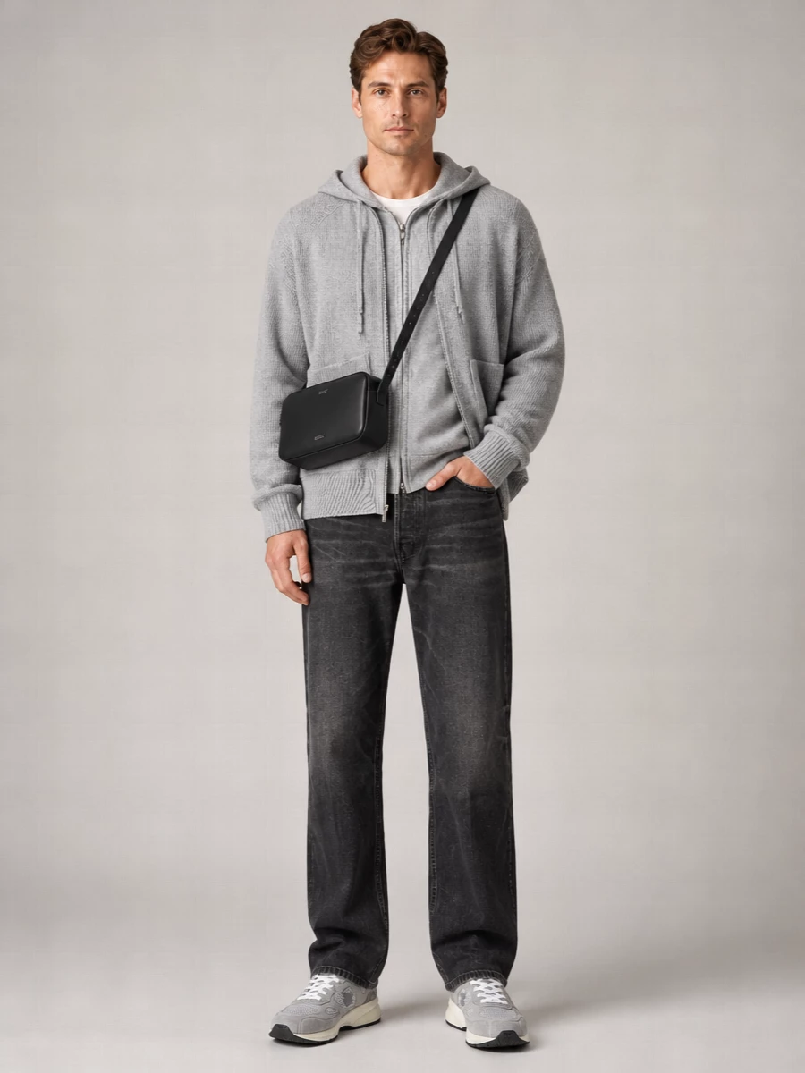 Celine Leather Messenger Bag