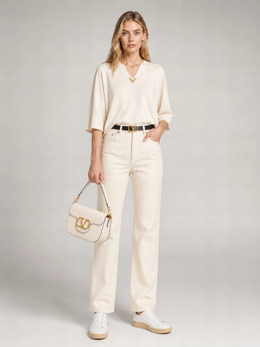 Valentino Garavani Leather Low-Top Sneakers