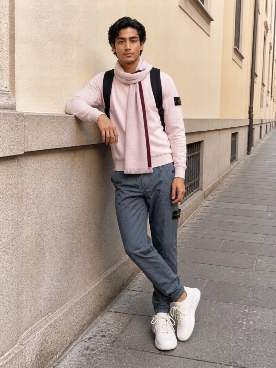 Stone island blush sweatshirt grey joggers mcqueen
