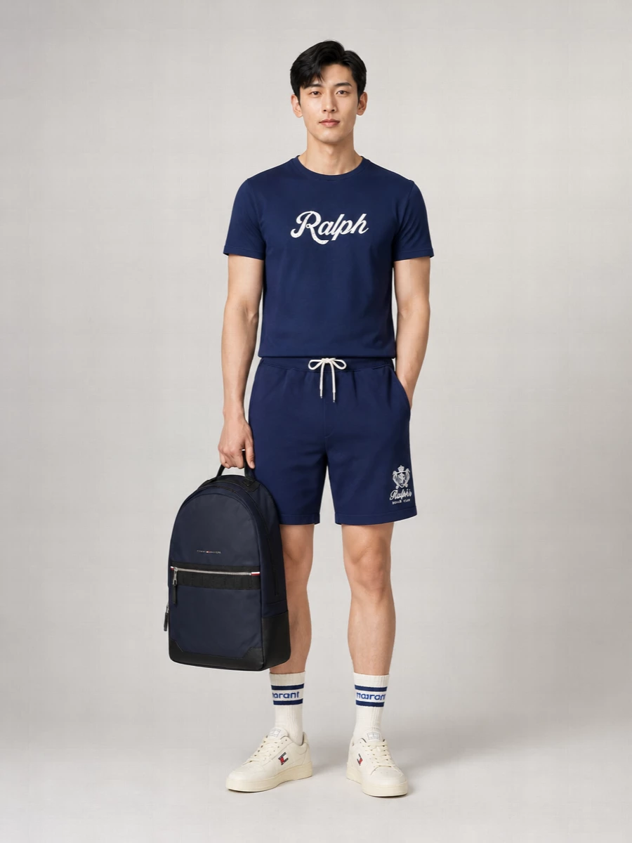 Tommy Hilfiger Leather Lace-Up Sneakers