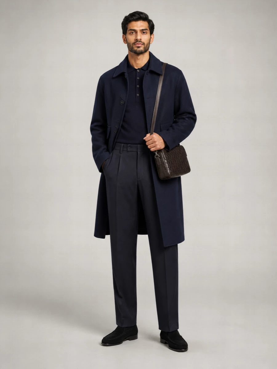 Dries Van Noten Single Breasted Coat