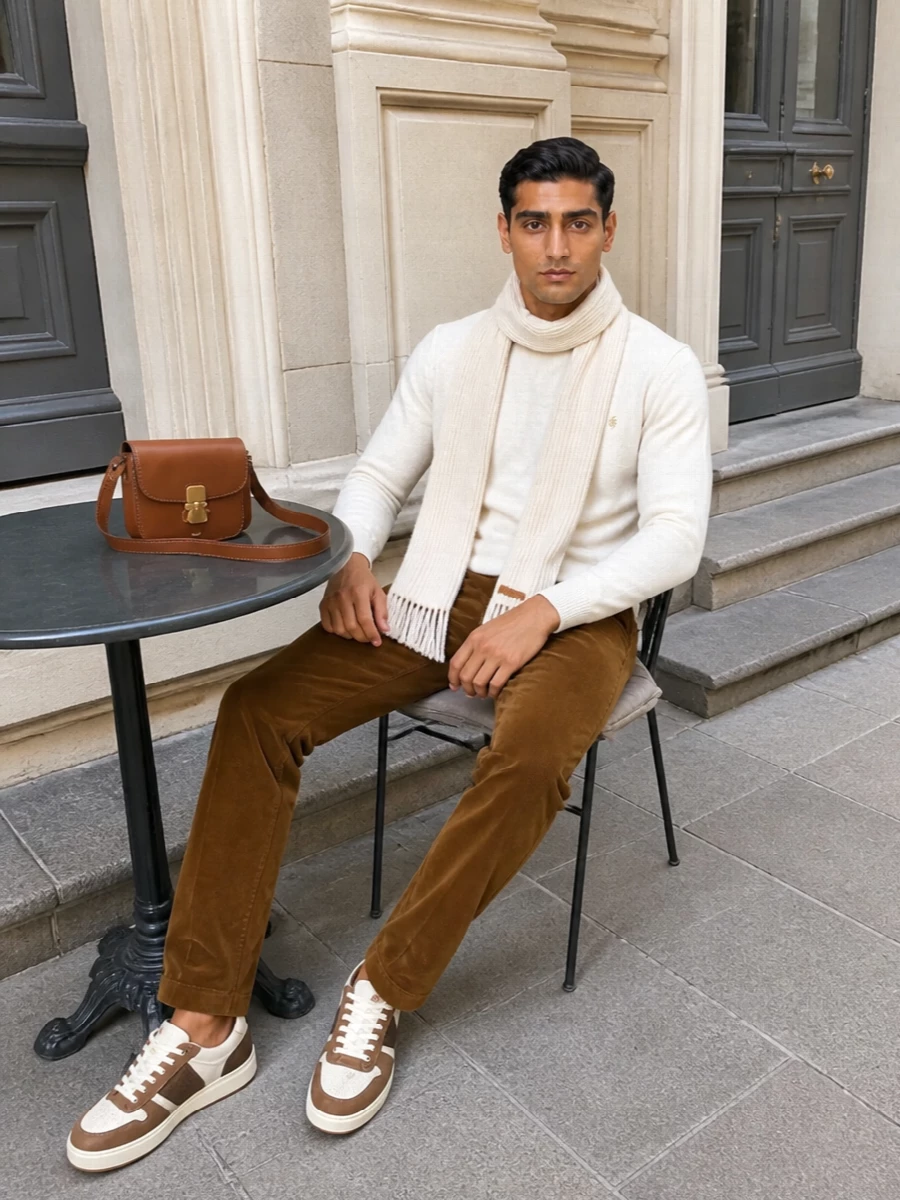 Polo ralph lauren sweater corduroy trousers