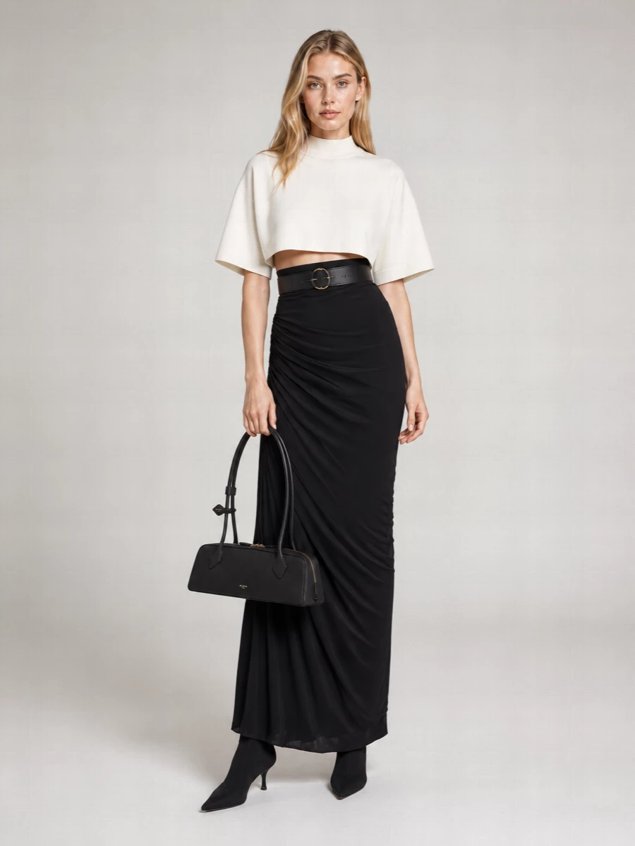 Alaïa Cropped Knitted Top