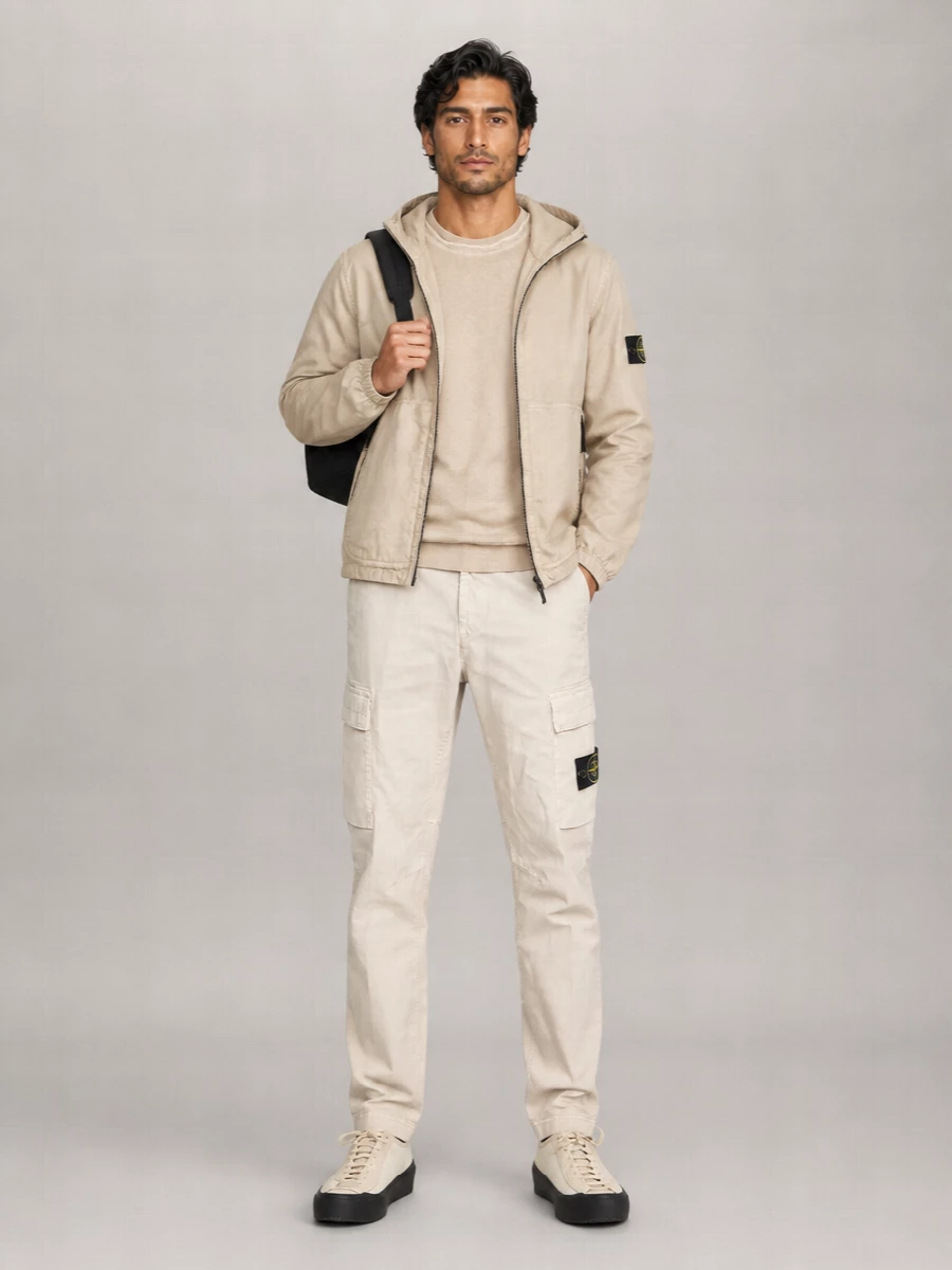 Stone Island Hooded Nylon Jacket