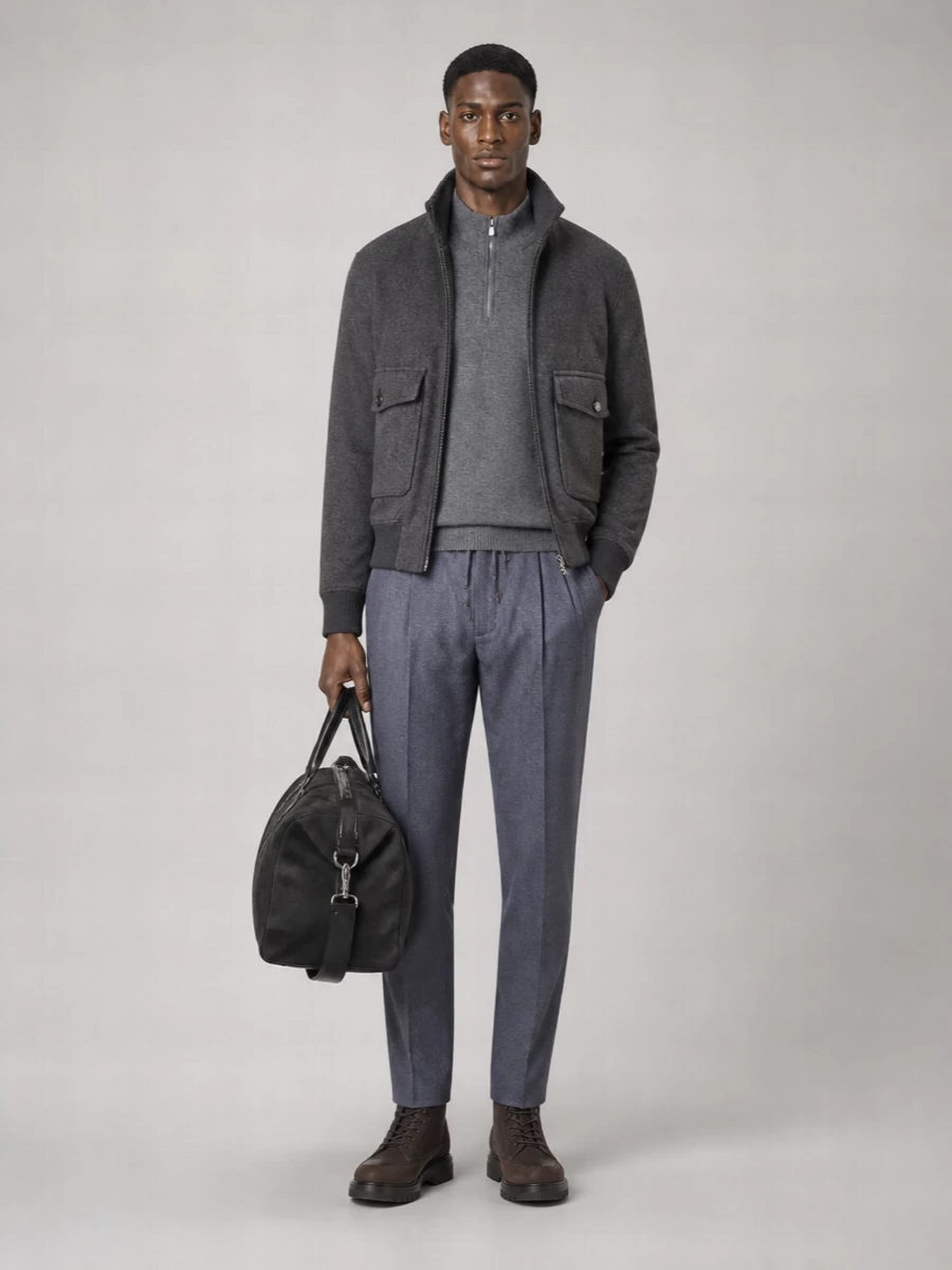 Brunello Cucinelli Cashmere Bomber Jacket