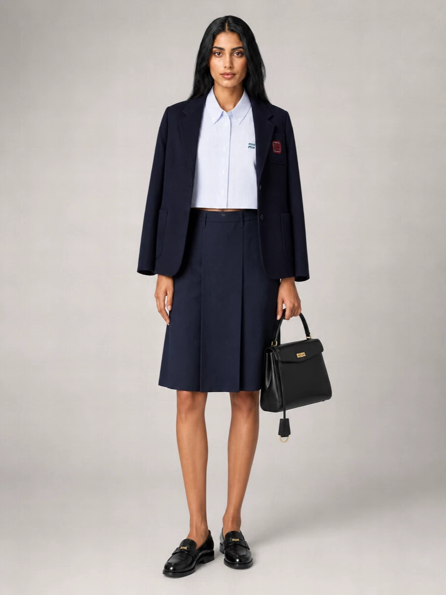 Miu Miu Wool Cashmere Blazer