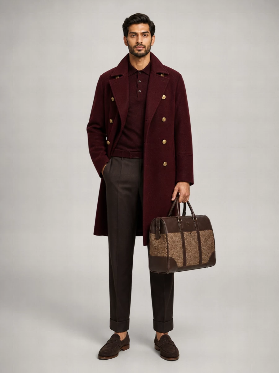 Brunello Cucinelli Cashmere Double-Breasted Coat