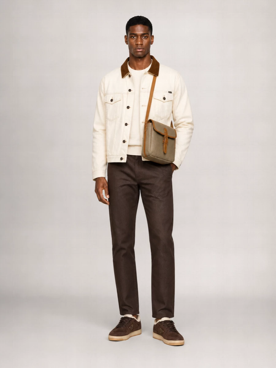 Prada Denim Single Breasted Jacket