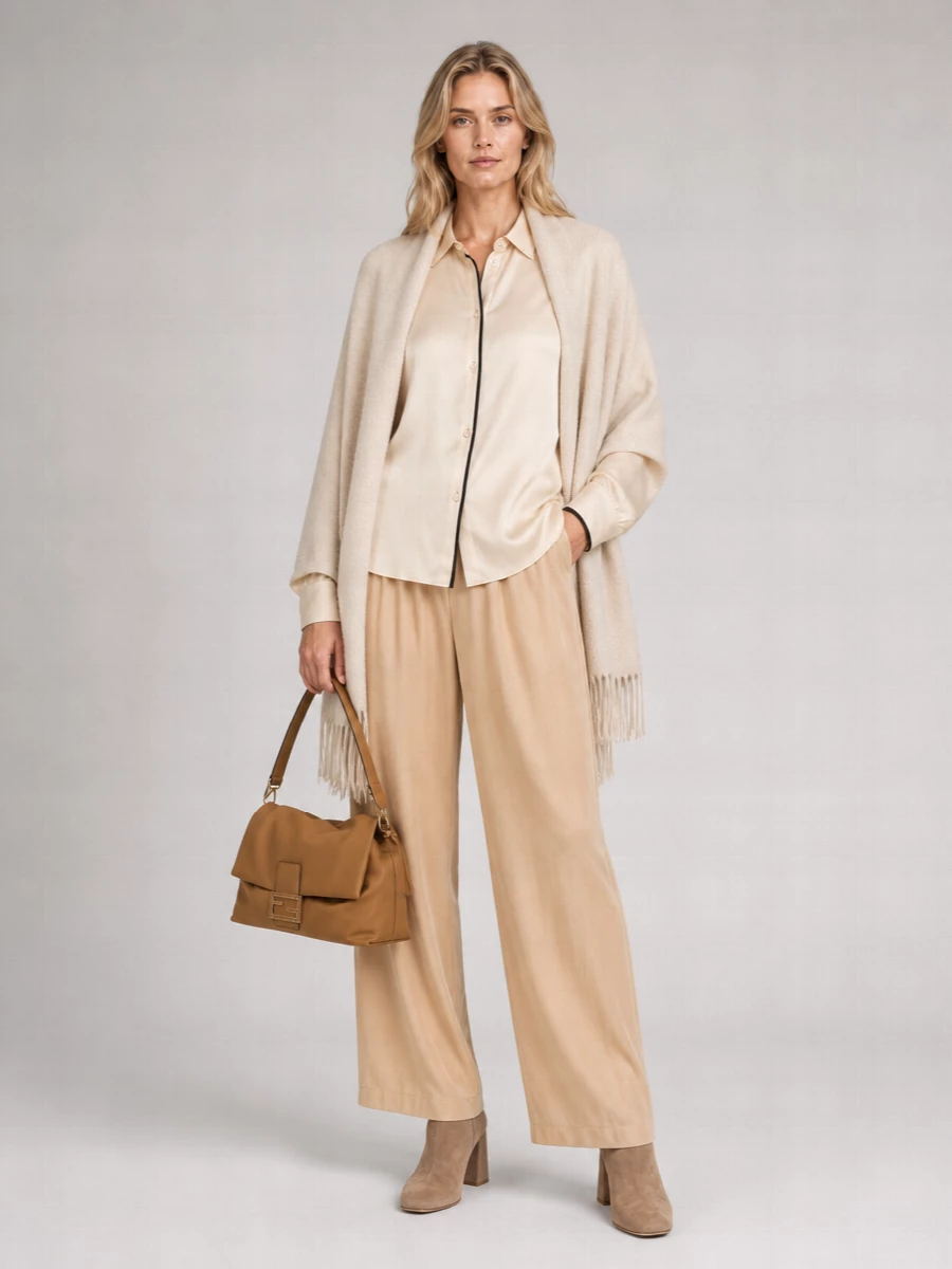 Forte Forte high-rise wide-leg trousers
