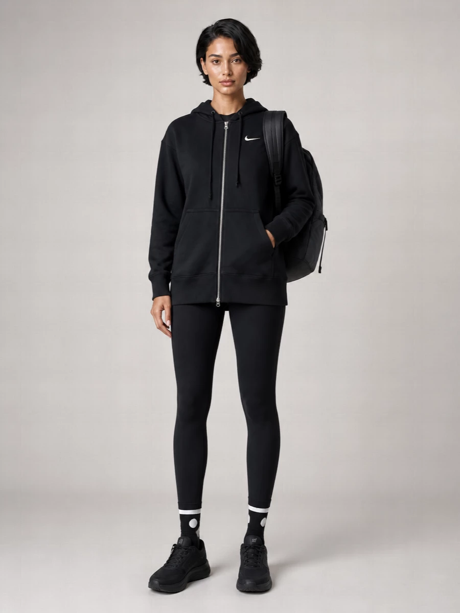 Nike Oversized Zip Hoodie