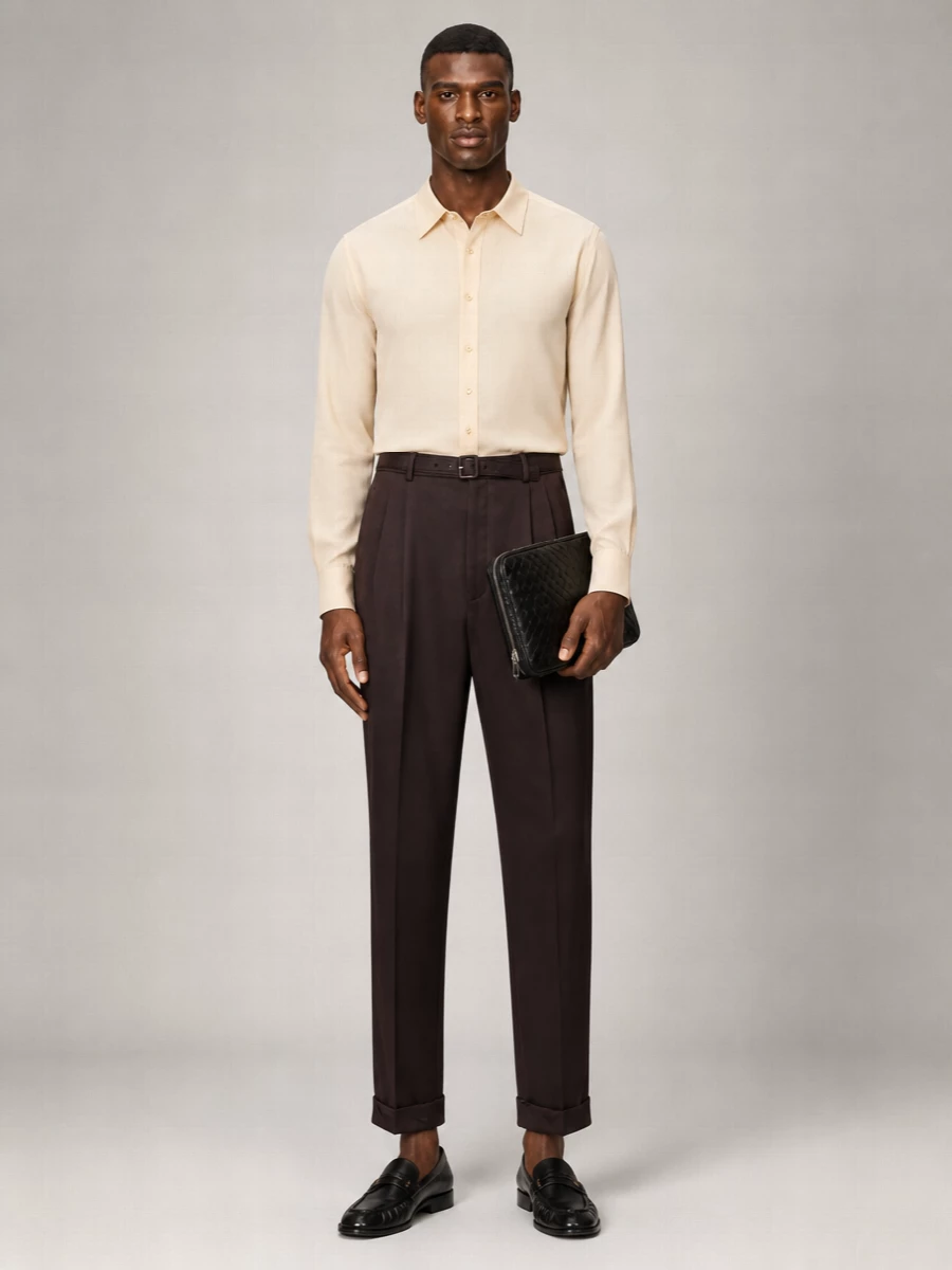 Saint Laurent Leather Loafers