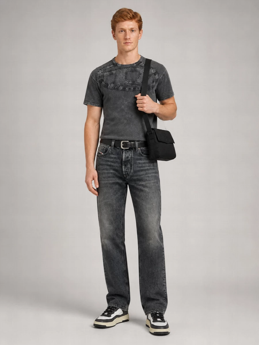 Diesel Cotton Short-Sleeve T-Shirt
