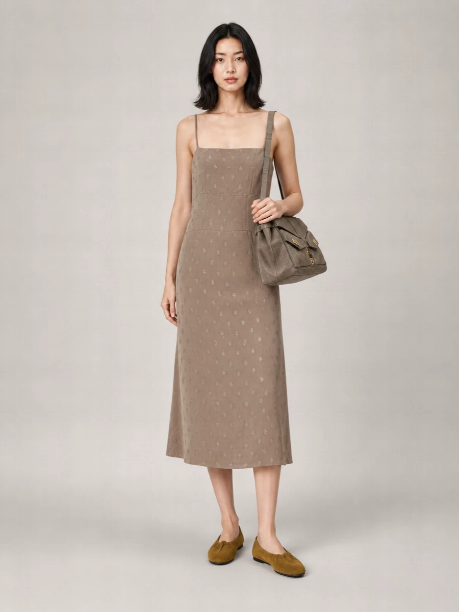 Ferragamo Soft Bag Suede Shoulder Bag