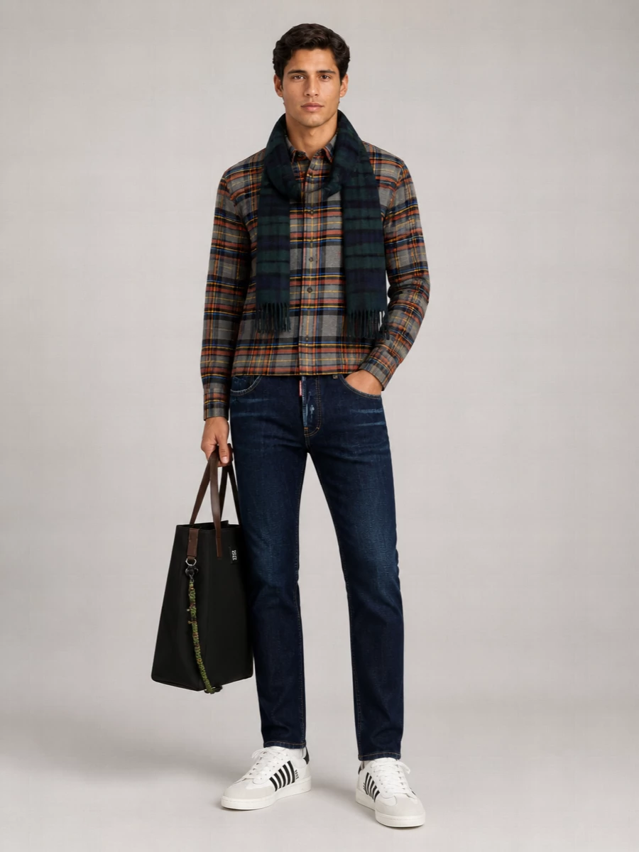 Dsquared2 Checked Flannel Shirt