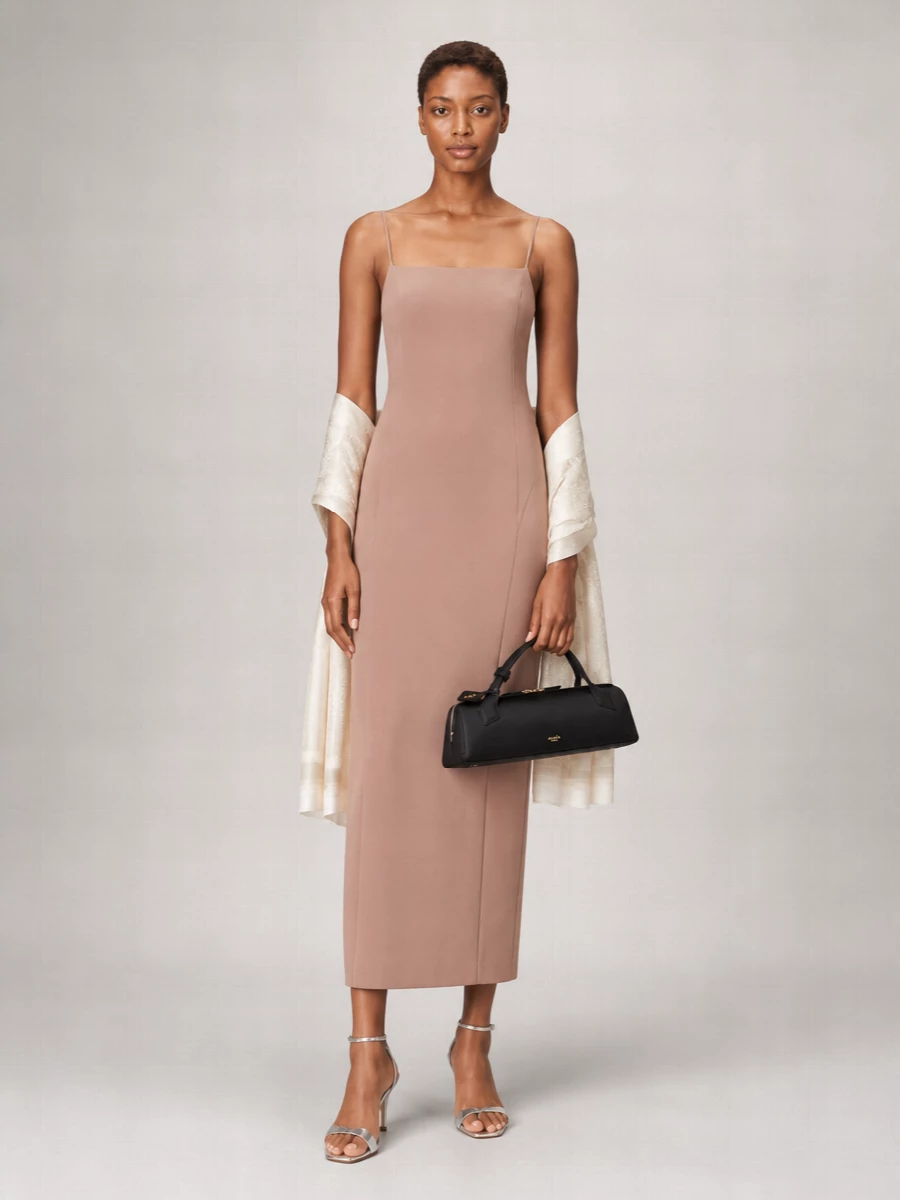 The Attico Virgin Wool Midi Dress