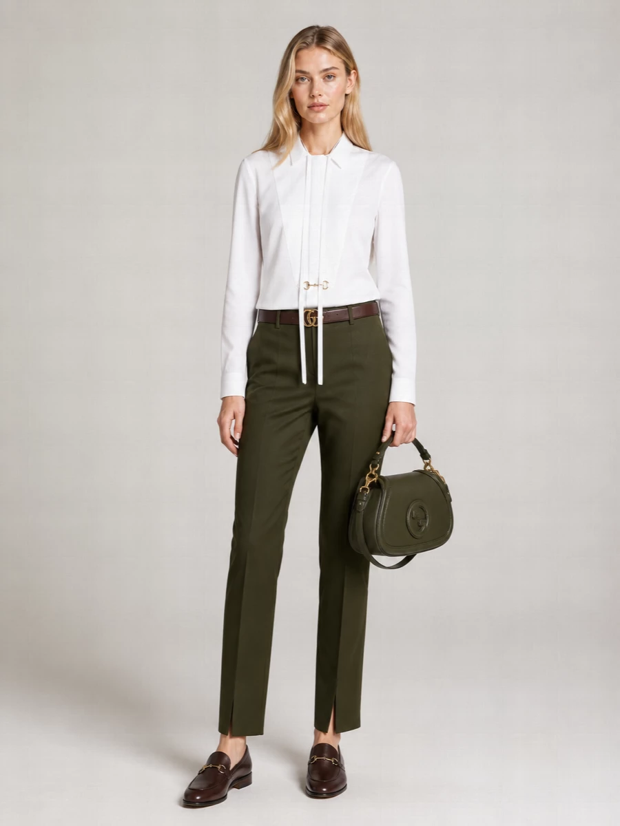 Gucci Wool Tailored Trousers
